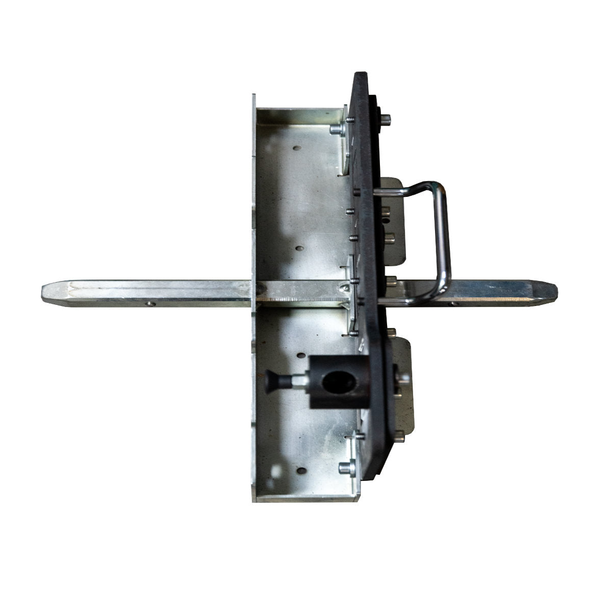 Detail der Schneidmechanik für präzise rechtwinklige Zuschnitte